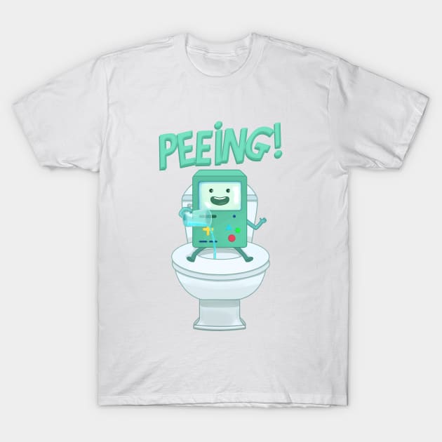 Time to pee // BMO T-Shirt by ilustraelleg